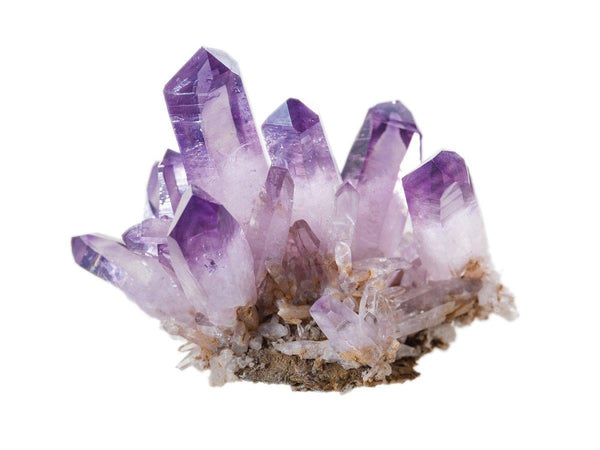 This is an amethyst crystal.