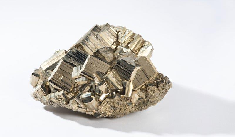 This is a pyrite crystal.