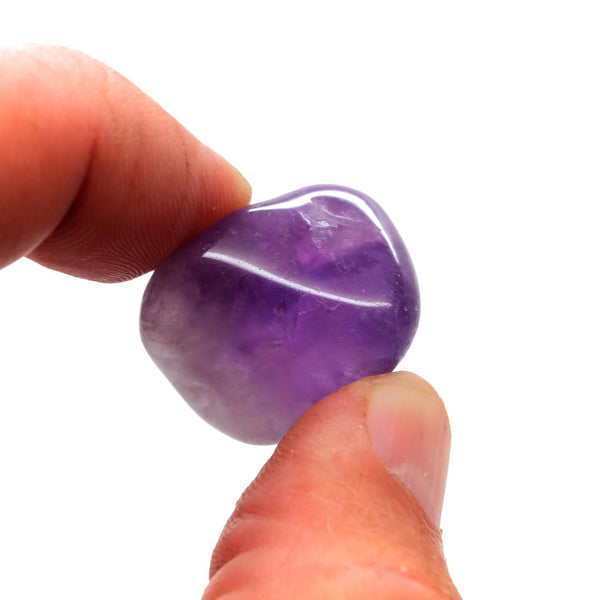 This is an amethyst crystal.