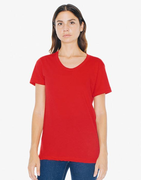 Classic Casual T-shirt Women Basic Cotton Satin Spandex[S,Red,Satin]