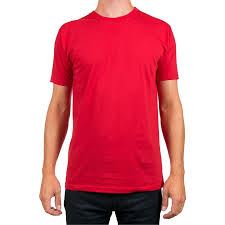 Classic Casual T-shirt Women Basic Cotton Satin Spandex[M,Red,Cotton]