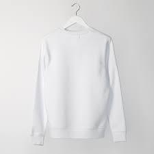 Ladies White Sweatshirt