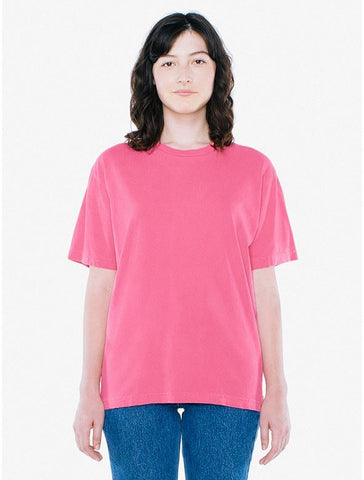 Classic Casual T-shirt Women Basic Cotton Satin Spandex[One Size,One Color (Pink),Cotton]