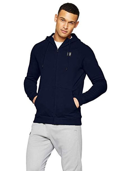 Men's UA Rival Fleece Hoodie Navy Small