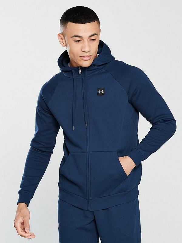 Men's UA Rival Fleece Hoodie Navy Small